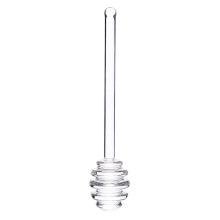 Hot Seller Honey Comb Stick Classic Glass Honey Dipper With Comfortable Handle